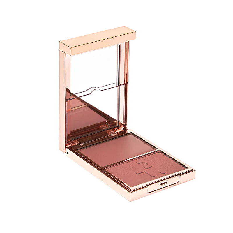 Patrick Ta For Face Double-Take Creme & Powder Blush Duo Creme Double Tenue & Poudre Blush