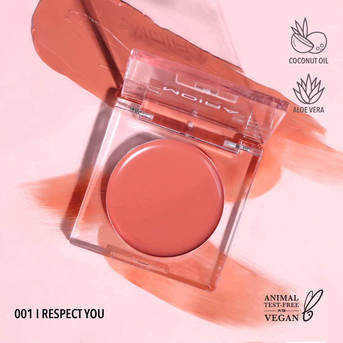 MOIRA Loveheat Cream Blush (001, I Respect You) 2.7g