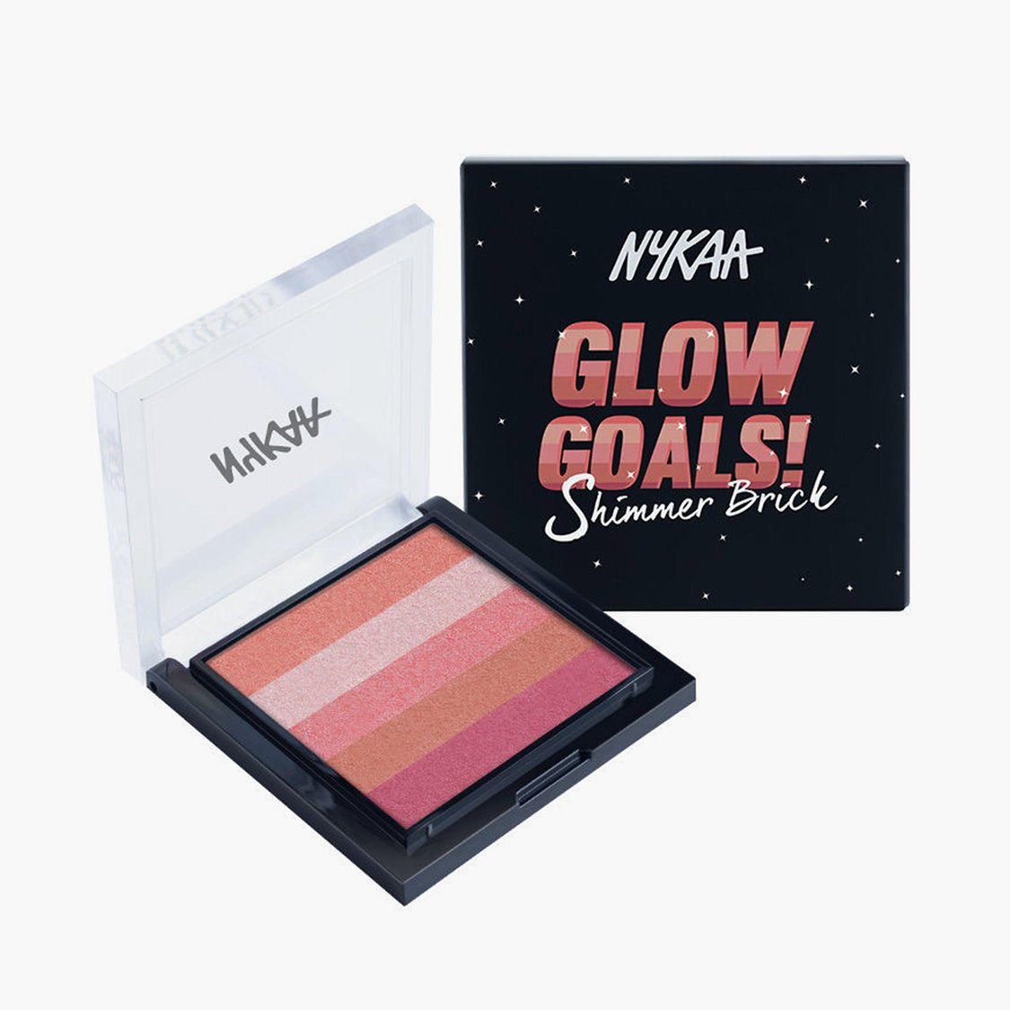 Nykaa Glow Goals! Shimmer Brick Highlighter Palette (7.5gm)
