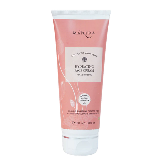 Mantra Hydrating Face Cream Rose & Hibiscus 100ml