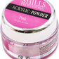 SHILLS PROFESSIONAL Acrylic Powder Crystal Nail Art Tips Builder Acrylic Nail Powder 30G Pink