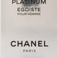 Chanel Platinum Egoiste Pour Homme Eau De Toilette 100ml