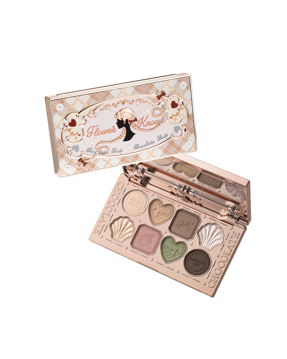 Flower Knows Chocolate Series Eight - Color Eyeshadow Palette 02 Young Shepherdess