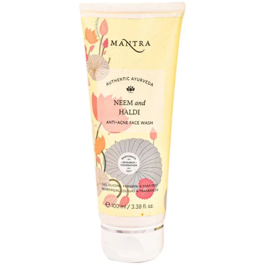 Mantra Herbal Neem & Haldi Anti-Acne Face Wash (100ml)