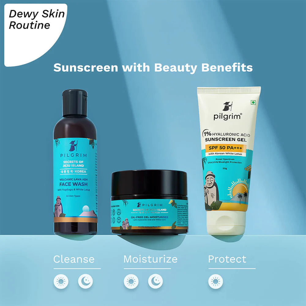 PILGRIM 1% Hyaluronic Acid Sunscreen Gel SPF 50 PA+++ 50g