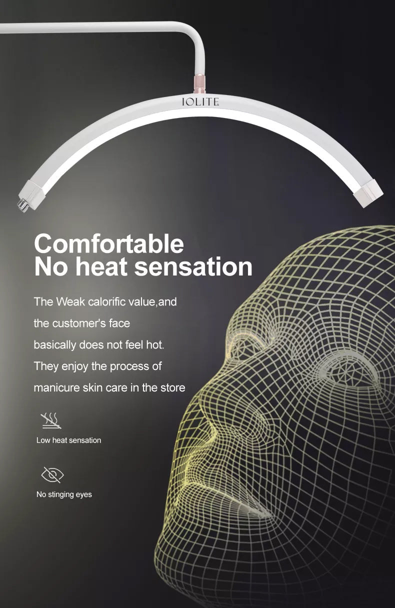 LED HALF MOON LIGHT HD M8X Moon Light for EyeLash Extension, Nails, Tattooing, Makeup, Microblading and Facials