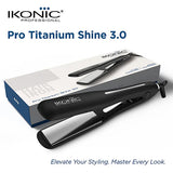 Ikonic Professional Pro Titanium Shine 3.0 Hair Straightener