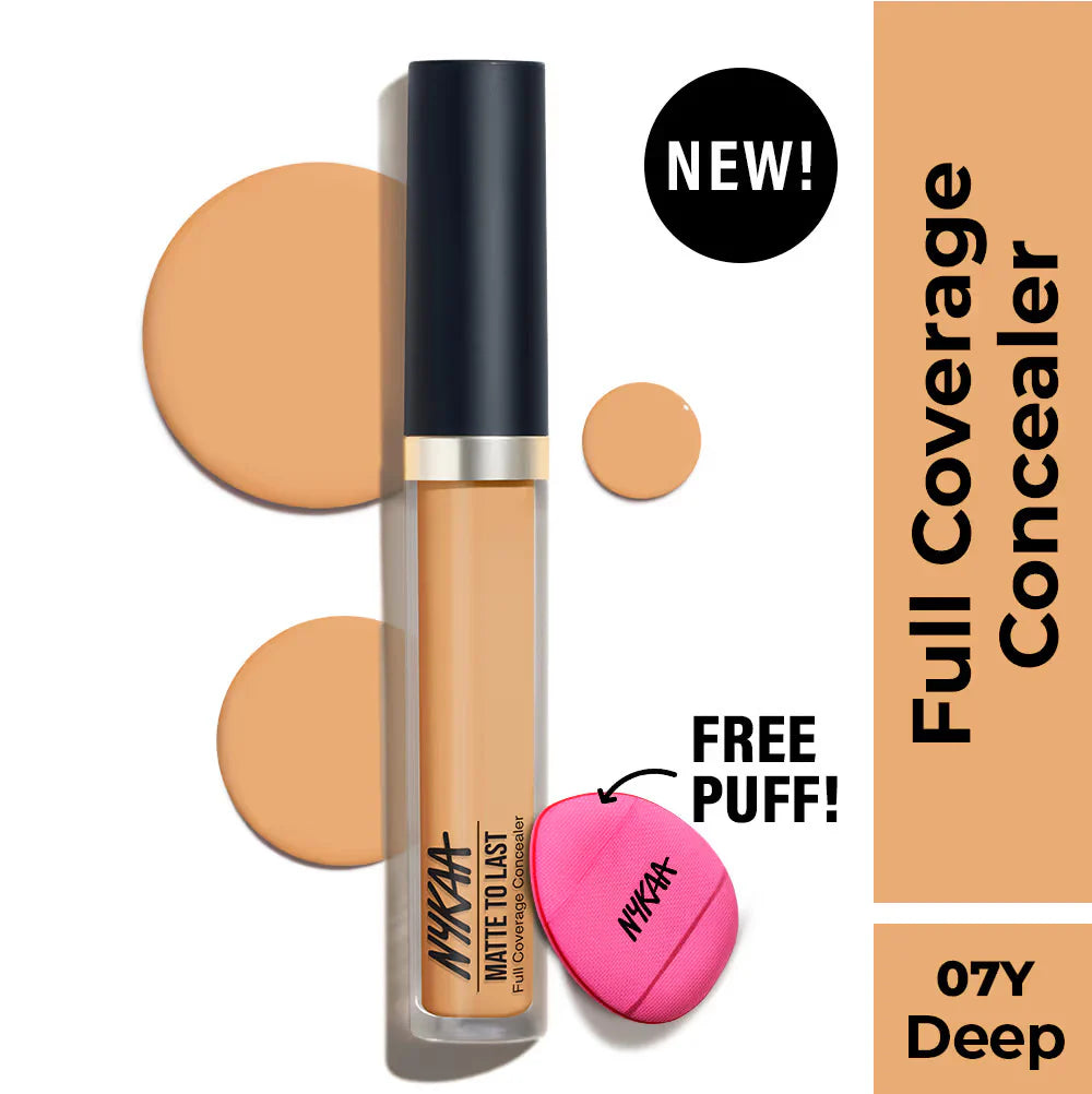 Nykaa Matte To Last Full Coverage Liquid Concealer (4.5g)
