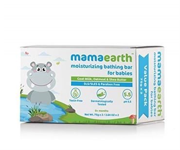 Mamaearth Moisturizing Bathing Bar for Babies 75g