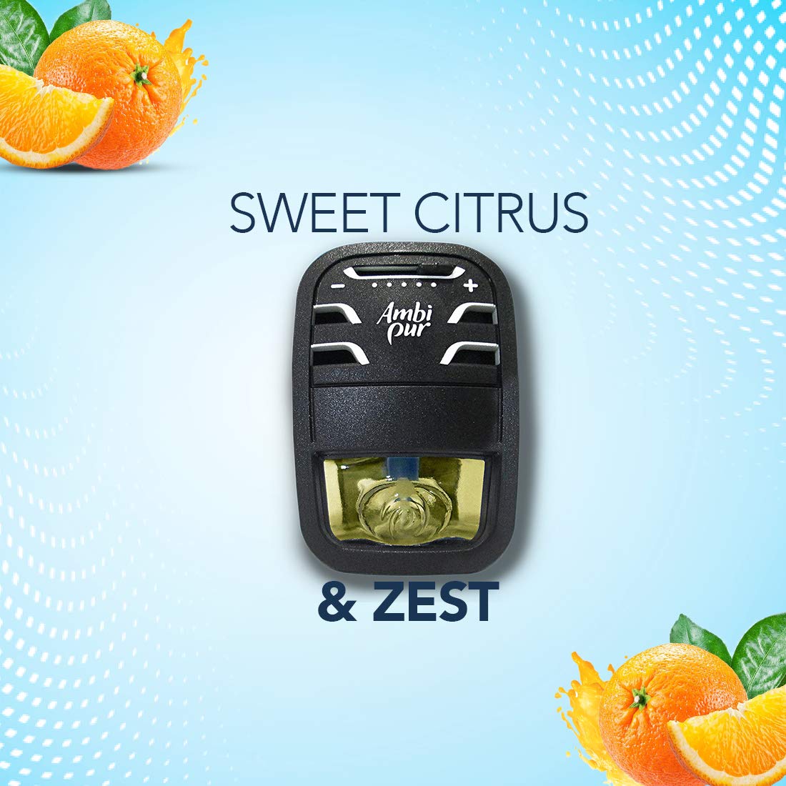 Ambi Pur Sweet Citrus And Zest Car Air Freshener Starter 7.5ml