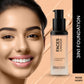 FACES CANADA Flawless Matte Foundation 30 ml | 3-in-1 Foundation + Moisturizer + Concealer | 12 HR Hydration + SPF 18 | Full HD Matte Coverage | Lightweight | Anti Ageing
