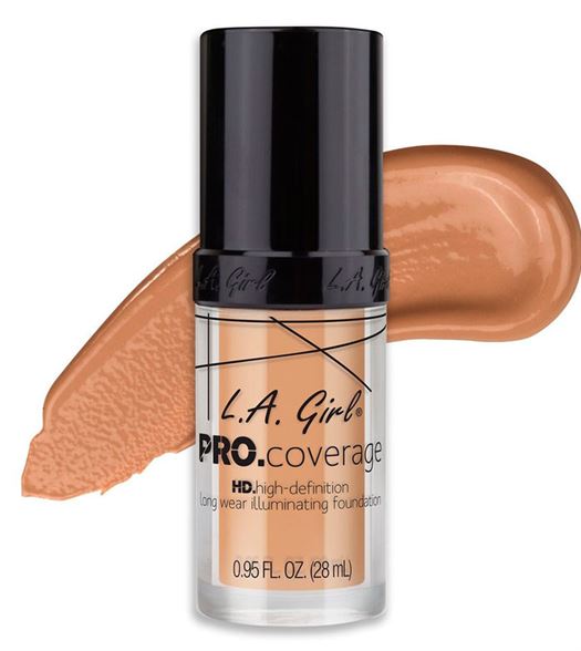 L.A. Girl pro. coverage long wear illuminating foundation GLM 644-natural 28ml