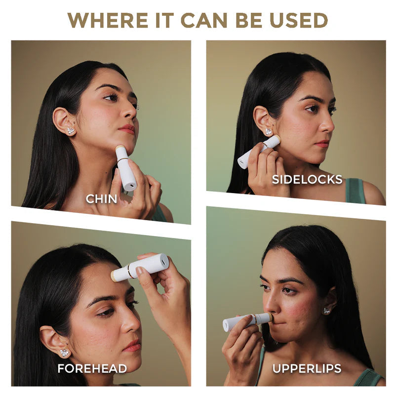 WINSTON Face Trimmer For Smoother & Painless Hair Removal