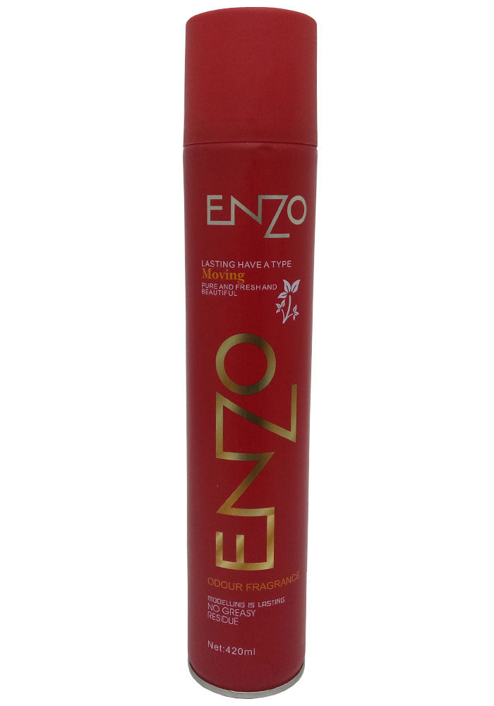 Enzo Odour Fragrance Cherry Modelling is Lasting Hair Spray 420ml