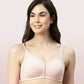 Enamor AB75 M Frame No Bounce Full Support Cotton Bra for Women - Non-Padded Non-Wired & Full Coverage with Cooling Technology | Available in Solid Colours