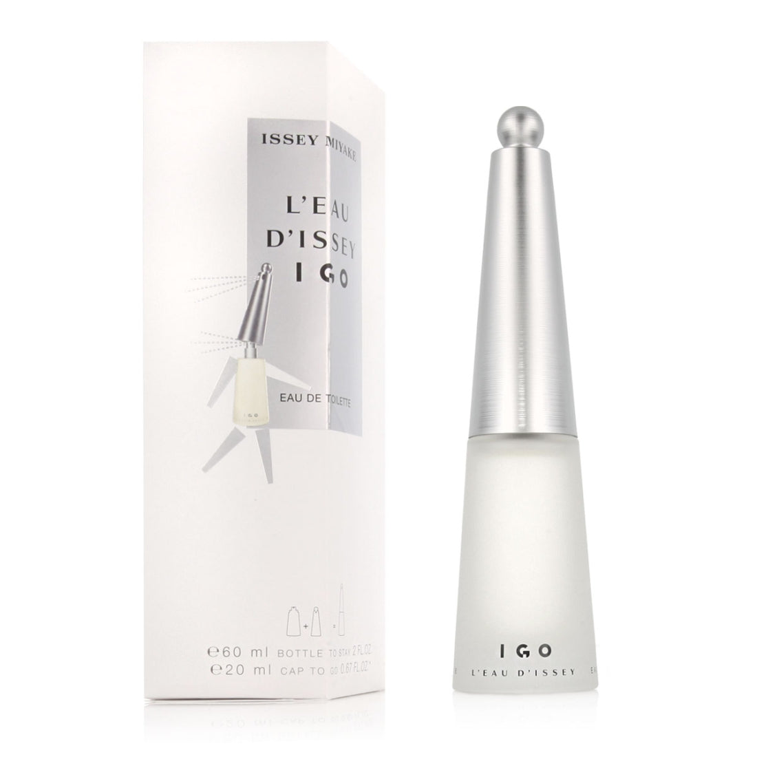 Issey Miyake L'Eau d'Issey EDT Bottle to Go 60 ml + EDT Cap to Go 20 ml