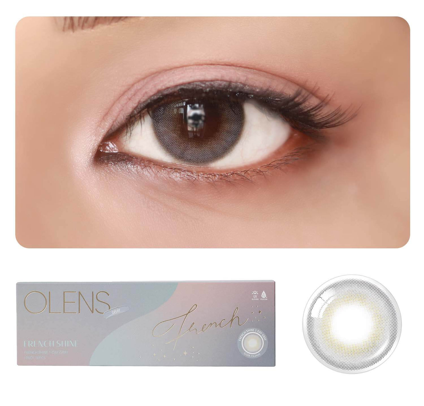 O-LENS 1 Day - Coloured Contact Lens (Daily) - 5 Pair(10pcs)