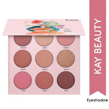 Kay Beauty Pure Bloom Eye Kanvas Eye Shadow Palette 10Gm