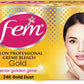 Fem Salon Professional Crme Bleach Gold Special Golden Glow 24K Gold Dust 212g