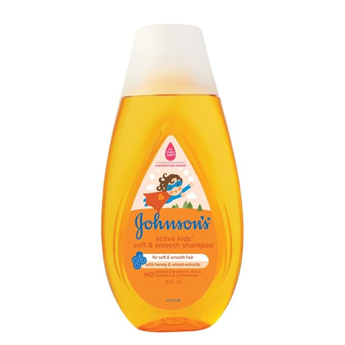 Johnson's Baby Active Kids Soft and Smooth Shampoo 100ml