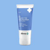 The Derma co 2% Vitamin C Gel Daily Face Wash with Vitamin C Rosehip & Orange Peel Extract for Glowing Skin 80ml