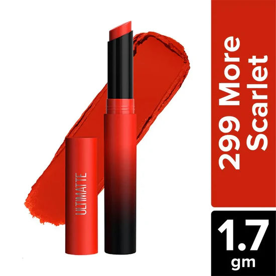 Maybelline New York Colour Sensational Ultimatte Lipstick Highly Pigmented Lightweight Formula 1.7gm