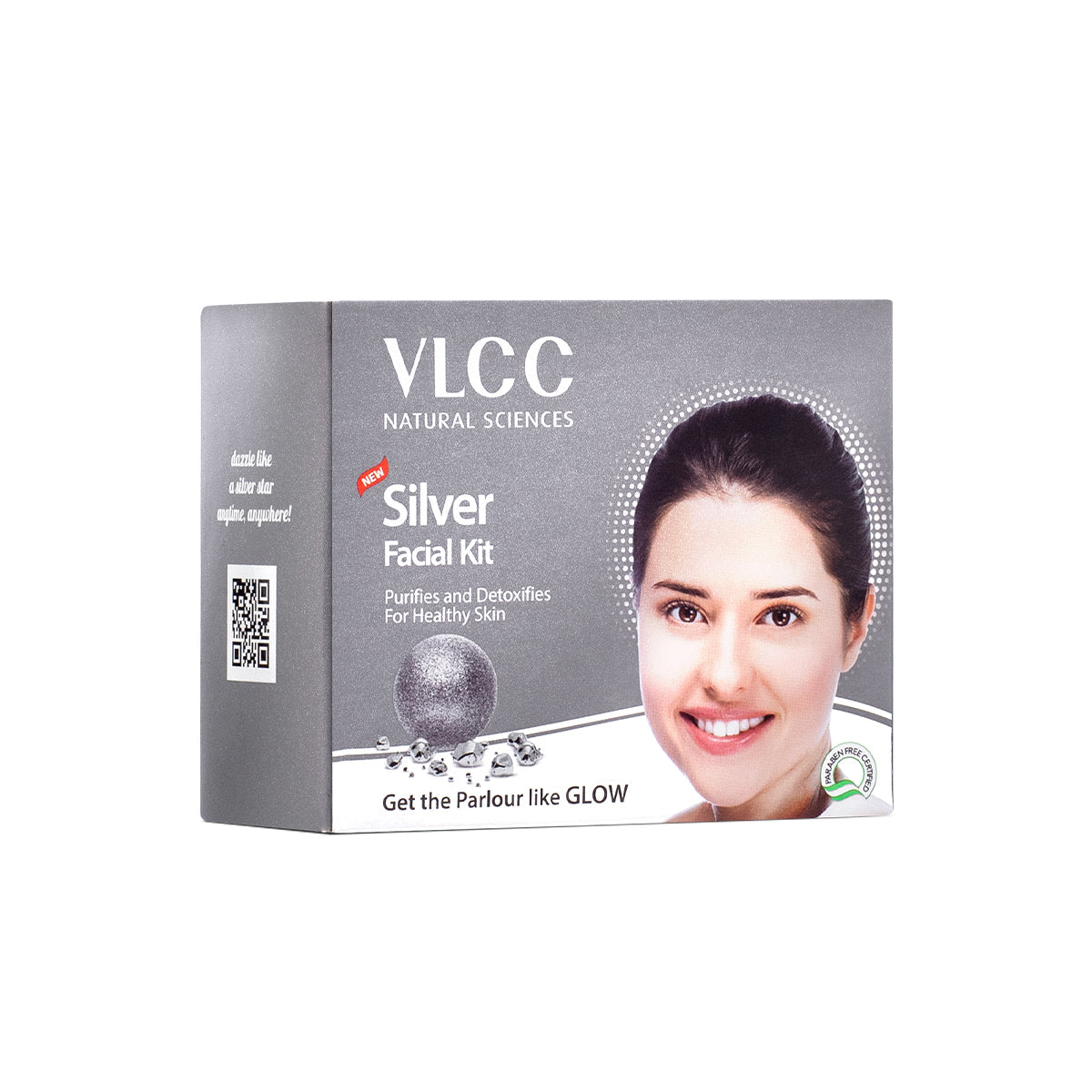 VLCC Silver Facial Kit Detox & Skin Lightening 60g