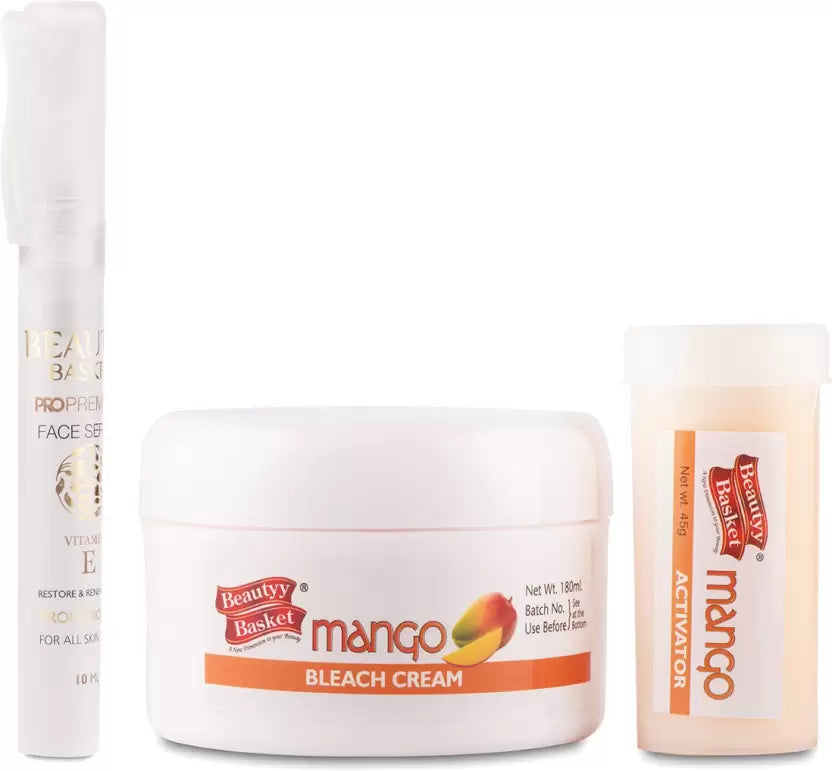 Beauty Basket Pro Premium Mango Bleach Cream (180ml + 45gm)