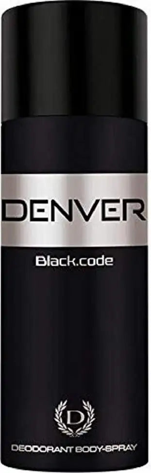 Denver Deodorant Body Spray Black Code for Men 150ml