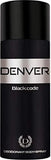 Denver Deodorant Body Spray Black Code for Men 150ml
