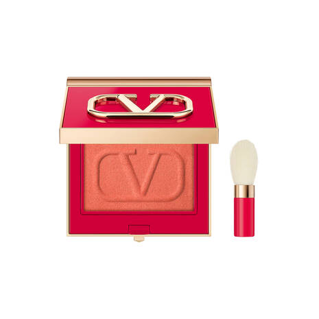 VALENTINO Eye2 Cheek Dual Use Blush &amp; Eye Shadow 07 Orange Delight 3.6g