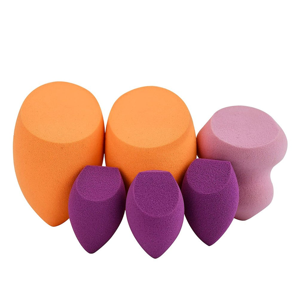 Real Techniques 6 miracle sponges for foundation + blush + contour + highligter