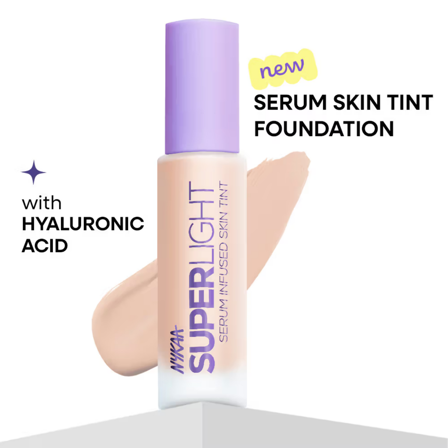 Nykaa Superlight Serum Matte Filter Finish Skin Tint Foundation (30ml)