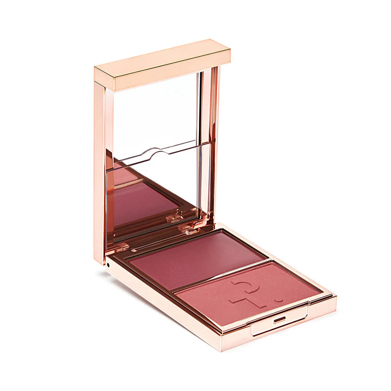 Patrick Ta For Face Double-Take Creme & Powder Blush Duo Creme Double Tenue & Poudre Blush