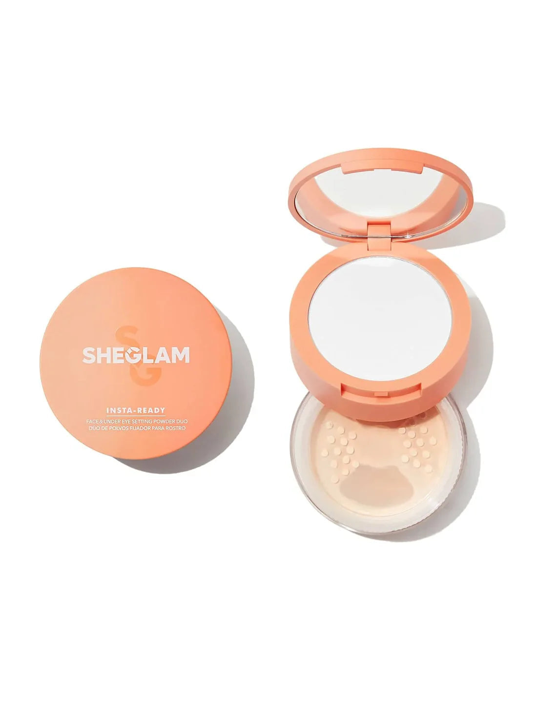 SHEGLAM INSTA-READY FACE & UNDER EYE SETTING POWDER DUO TRANSLUCENT
