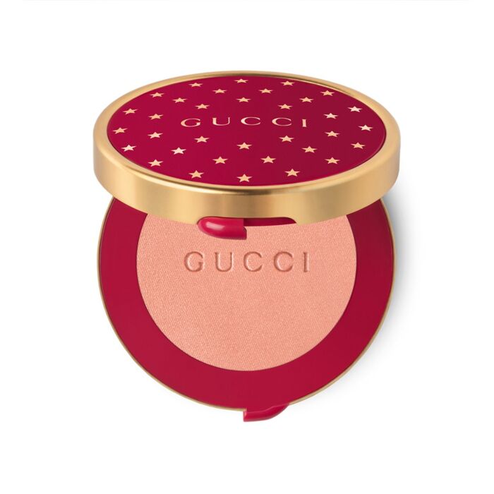 GUCCI BLUSH DE BEAUTE CHEEKS & EYES POWDER LUMINOUS MATTE POUDRE JOUES & YEUX MAT LUMINEUX TENDER APRICOT 5.5g