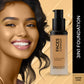 FACES CANADA Flawless Matte Foundation 30 ml | 3-in-1 Foundation + Moisturizer + Concealer | 12 HR Hydration + SPF 18 | Full HD Matte Coverage | Lightweight | Anti Ageing