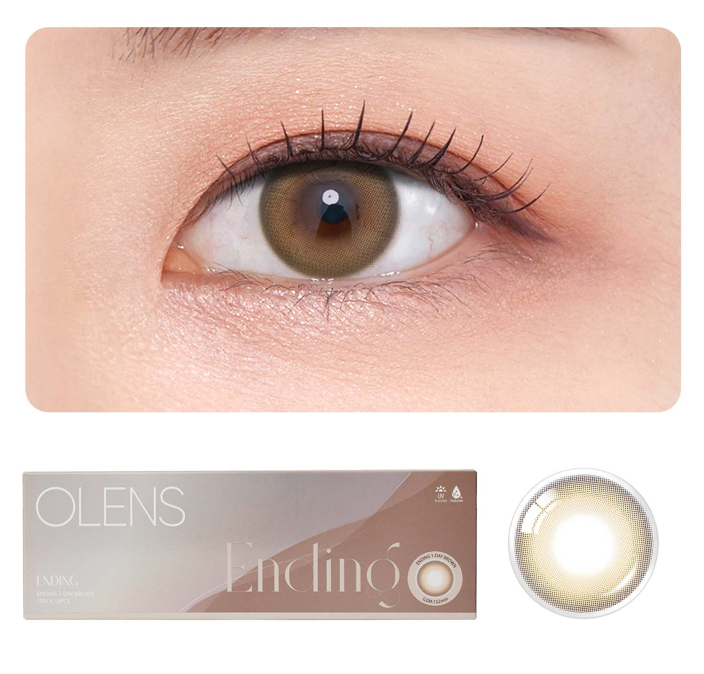 O-LENS 1 Day - Coloured Contact Lens (Daily) - 5 Pair(10pcs)
