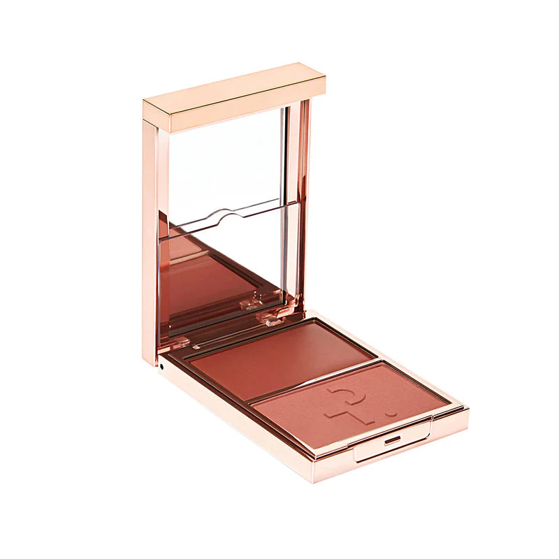 Patrick Ta For Face Double-Take Creme & Powder Blush Duo Creme Double Tenue & Poudre Blush