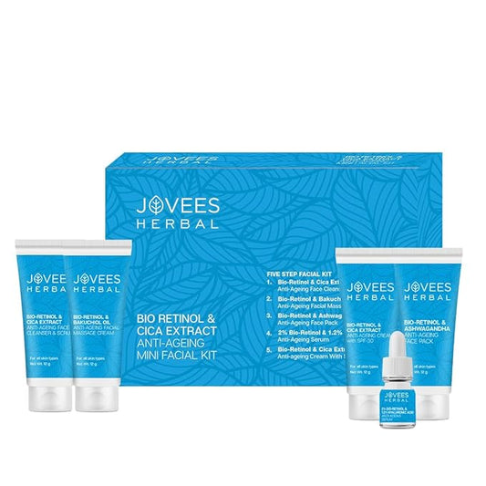 Jovees Herbal Bio Retinol & Cica Extract Anti Ageing Mini Facial Kit
