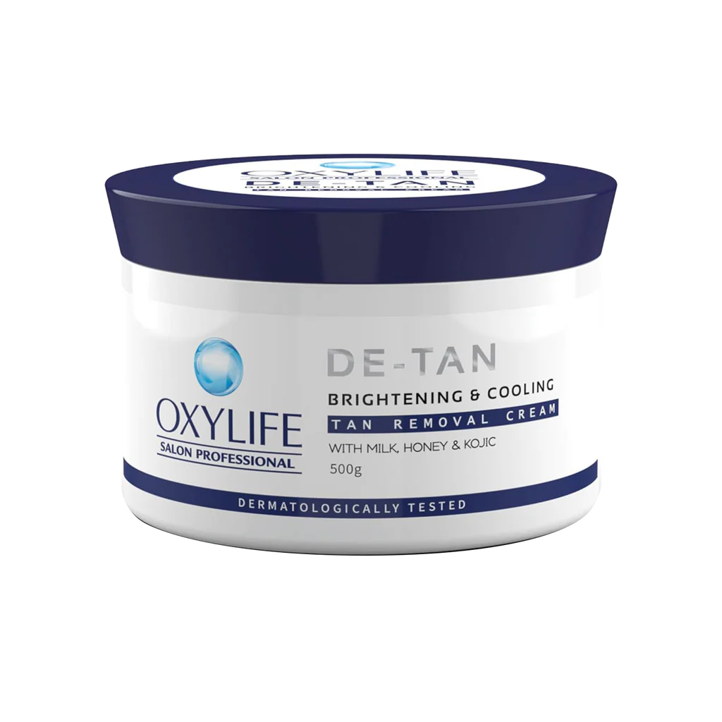 Oxylife Salon Professional De-Tan Brightening & Cooling Tan Removal Cream 500g