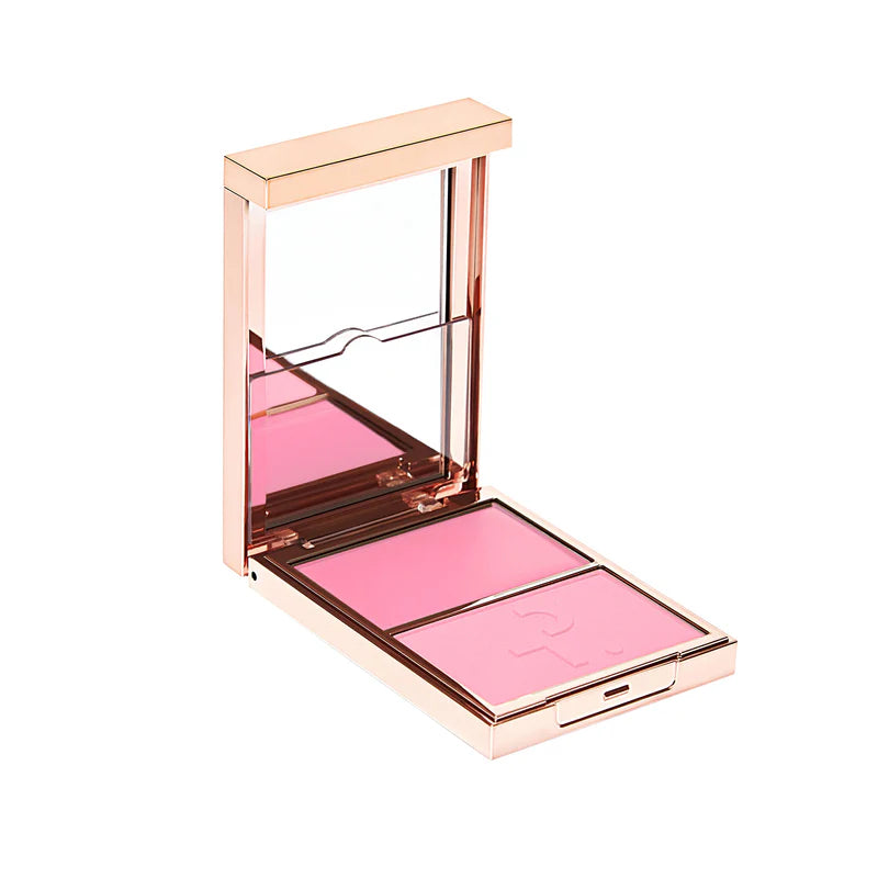 Patrick Ta For Face Double-Take Creme & Powder Blush Duo Creme Double Tenue & Poudre Blush