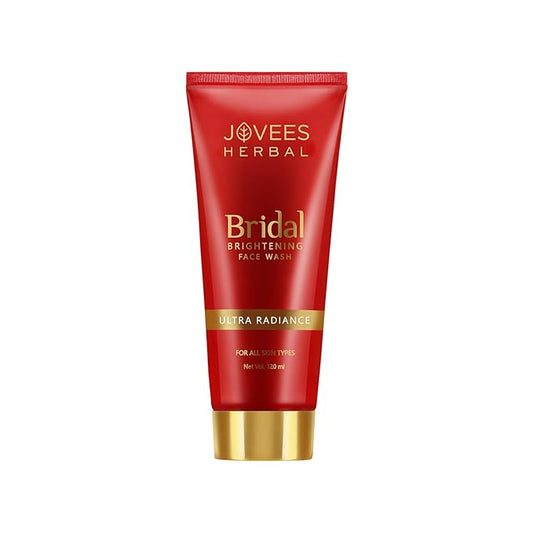 Jovees Herbal Bridal Brightening Face Wash | Ultra Radiance For Brightening Skin | Reduces Dark Spot 120ml