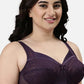 Enamor FB06 Full Support Classic Lace Lift Bra - Non-Padded, Wirefree & Full Coverage
