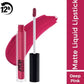 Nykaa All Day Matte Waterproof, Transfer Proof, 12H Liquid Lipstick 2.1ml