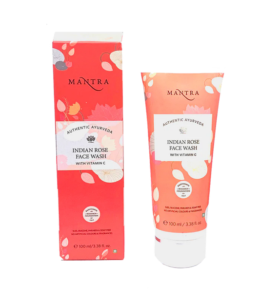 Mantra Indian Rose Face Wash With Vitamin C 100ml