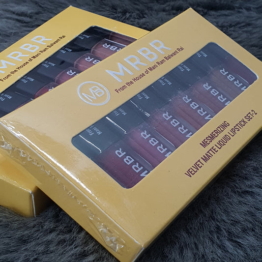 MRBR MINI VELVET MATTE LIQUID LIPSTICK SET 1 -2