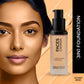 FACES CANADA Flawless Matte Foundation 30 ml | 3-in-1 Foundation + Moisturizer + Concealer | 12 HR Hydration + SPF 18 | Full HD Matte Coverage | Lightweight | Anti Ageing