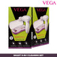 VEGA Smart 9-in-1 Head To Toe Cleaning Set For Pedicure, Manicure And Skin &amp; Body Massager, (VHCK-01), White