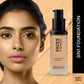 FACES CANADA Flawless Matte Foundation 30 ml | 3-in-1 Foundation + Moisturizer + Concealer | 12 HR Hydration + SPF 18 | Full HD Matte Coverage | Lightweight | Anti Ageing